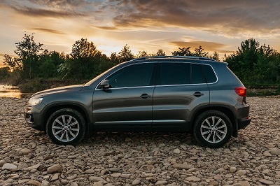 Volkswagen Tiguan Volkswagen Tiguan en atardecer
